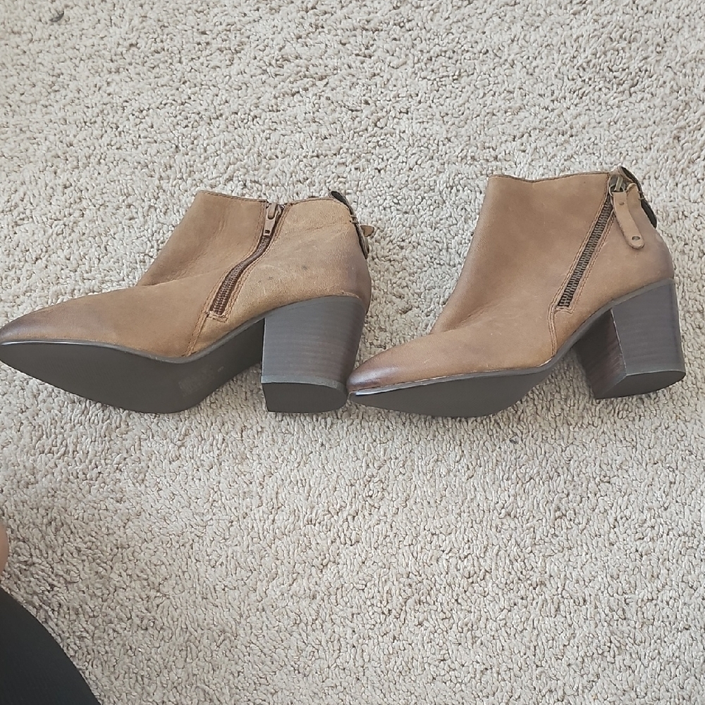 Steve Madden Brown Ankle Booties